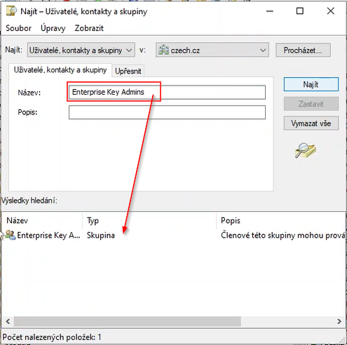 Microsoft Entra Connect - Enterprise Admin Keys